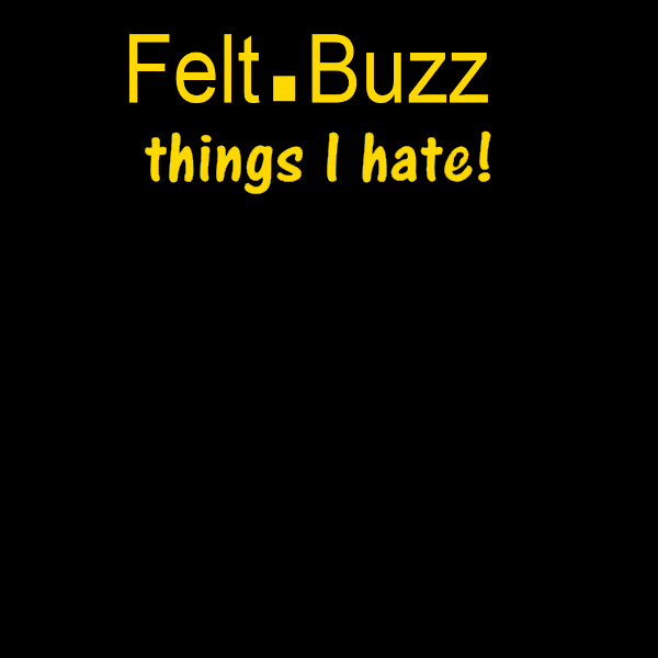 things I hate